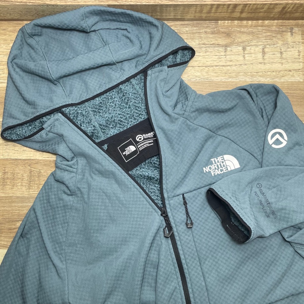 The North Face Summit Series FutureFleece Hoodie Mens Medium Blue NF0A5J7S